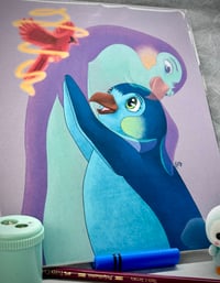 Image 2 of A Visit From Mom Print