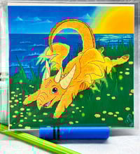 Image 3 of Frizzle the Dragon Print