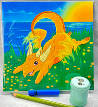 Image 1 of Frizzle the Dragon Print