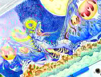 Image 4 of [ORIGINAL] Multi-Eyed Dragon Original Illustration