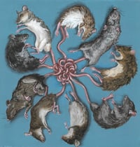 Rat King acrylic original painting