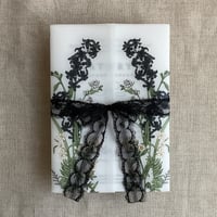 Image 13 of Eleanor floral printed vellum wrap for 5x7 cards PACK of 10