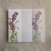 Image 11 of Eleanor floral printed vellum wrap for 5x7 cards PACK of 10