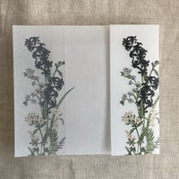 Image 15 of Eleanor floral printed vellum wrap for 5x7 cards PACK of 10