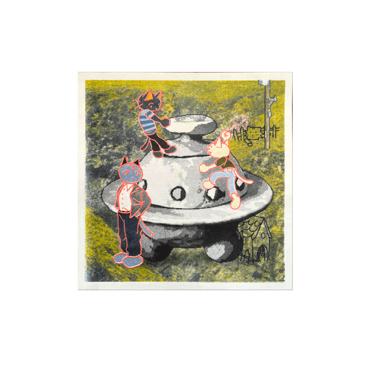 CRASH SITE RISO PRINT 