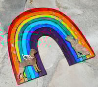 Image 1 of Rainbow Bridge Memorial Wall Hanging