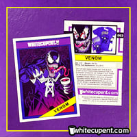 Image 4 of MARVEL White Cup Trading Card/Stickers #1