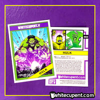 Image 5 of MARVEL White Cup Trading Card/Stickers #1