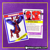 Image 3 of MARVEL White Cup Trading Card/Stickers #1