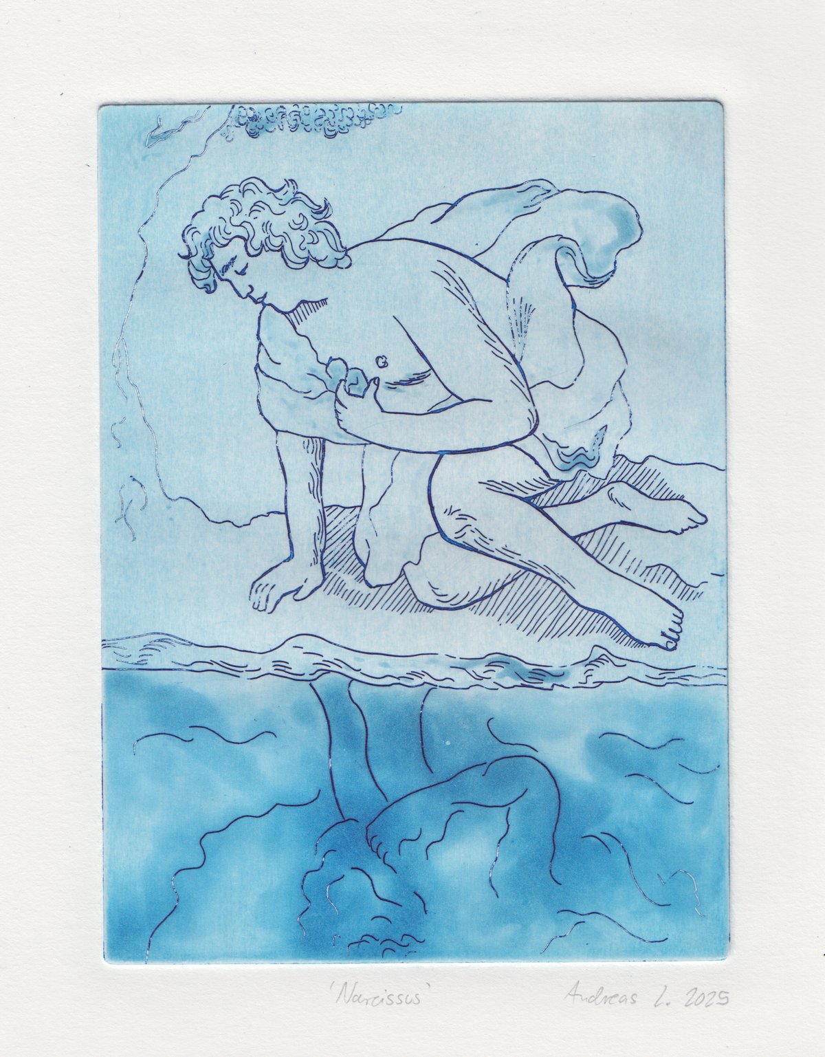 Image of Narcissus (intaglio etching)
