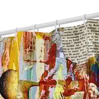 Image 2 of Ethyl Lynn - Metaphysical Collage -  Shower Curtain