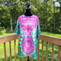 Image 3 of Adult Unisex Ice Dyed T-Shirt