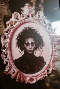 Image 1 of ‘EDWARD SCISSORHANDS’ [ Unique Print - { 1/1 } ] Hand Embellished Museum Archival Print
