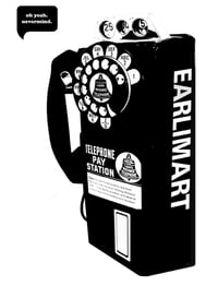 Image 1 of EARLIMART - Nevermind The Phonecalls T-SHIRT