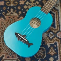 Image 2 of Makala Soprano Shark Ukulele - Mako Blue