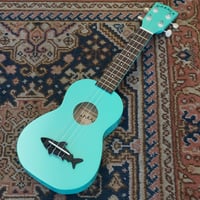 Image 1 of Makala Soprano Shark Ukulele - Surf Green