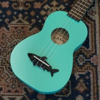Image 2 of Makala Soprano Shark Ukulele - Surf Green