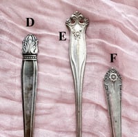 Image 3 of Custom Vintage Silver Plate Spoon Ring - Choose your own design!