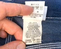 Image 10 of Pointer indigo dyed denim carpenter pants, made in USA, size 34