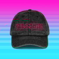 Image 1 of Hail Seitan Pink Embroidered Dad Cap