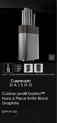 Image 2 of DAISHO 6-Piece Stainless Steel Knife Set