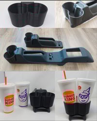Image 1 of 1988-1991 Honda Civic Hatchback Rear Ash Tray DUAL Cup Holder