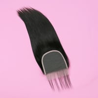 Image 2 of Straight 5x5 HD Lace Closure 