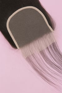 Image 3 of Straight 5x5 HD Lace Closure 