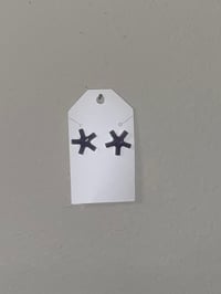 Image 2 of Asterisk Stud Earrings