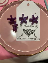 Image 1 of Asterisk Stud Earrings
