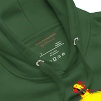 Image 15 of Long Sleeve Hoodie (Adult M/F) - Jack O Lantern Retro Vintage Red-Yellow