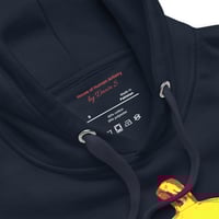 Image 10 of Long Sleeve Hoodie (Adult M/F) - Jack O Lantern Retro Vintage Red-Yellow