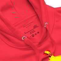 Image 18 of Long Sleeve Hoodie (Adult M/F) - Jack O Lantern Retro Vintage Red-Yellow