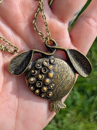 Image 2 of Small Pomegranate Necklace