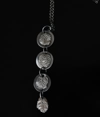 Image 3 of Natures Whisper Silver Leaf Necklace