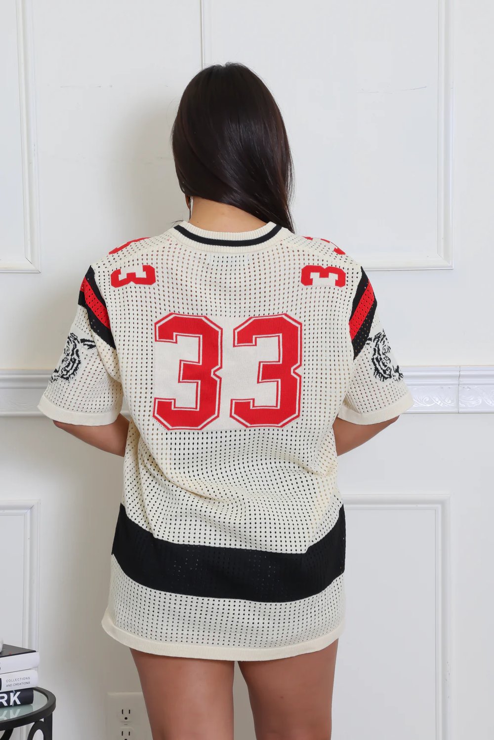 Image of #33 netted tunic jersey 