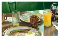 Winkie's Diner - Original Gouache Painting