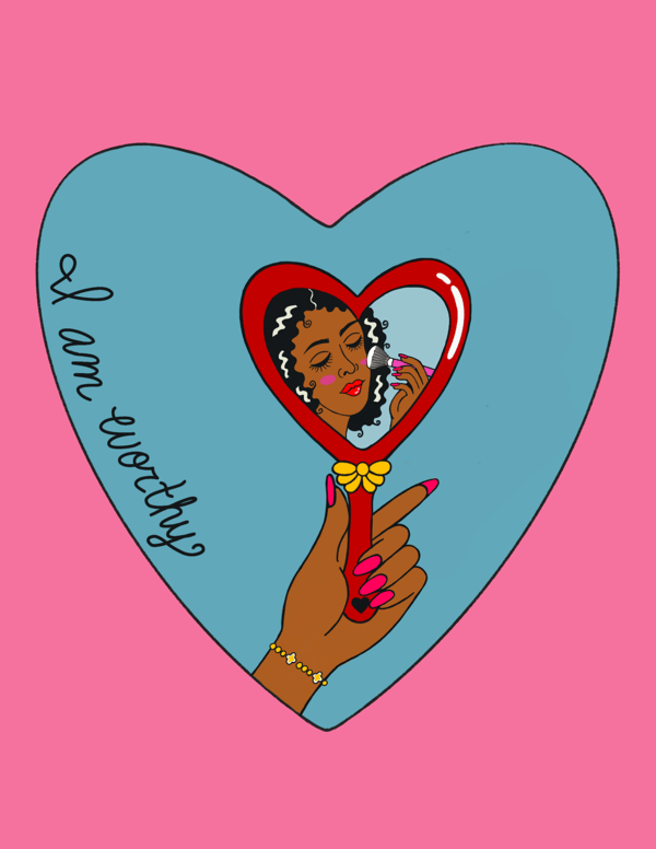 Image of I Am Worthy Print