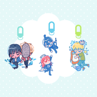 Image 1 of chainsaw man charms