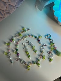 Image 1 of Green Mushroom Fantasy Bundle, Cottagecore Jewellery Bundle