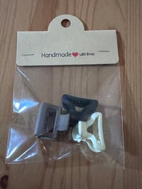Image 1 of Mini Trio Matte Variants Shape Claw Clips