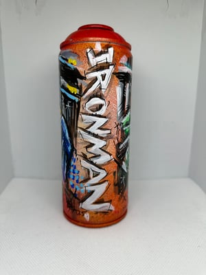 TONY STARKS- 1 of 1 HAND PAINTED SPRAYCAN