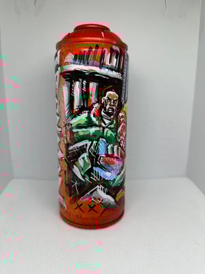 TONY STARKS- 1 of 1 HAND PAINTED SPRAYCAN
