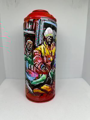 TONY STARKS- 1 of 1 HAND PAINTED SPRAYCAN