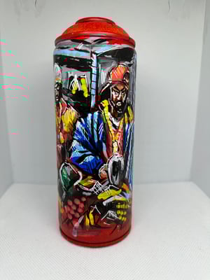 TONY STARKS- 1 of 1 HAND PAINTED SPRAYCAN