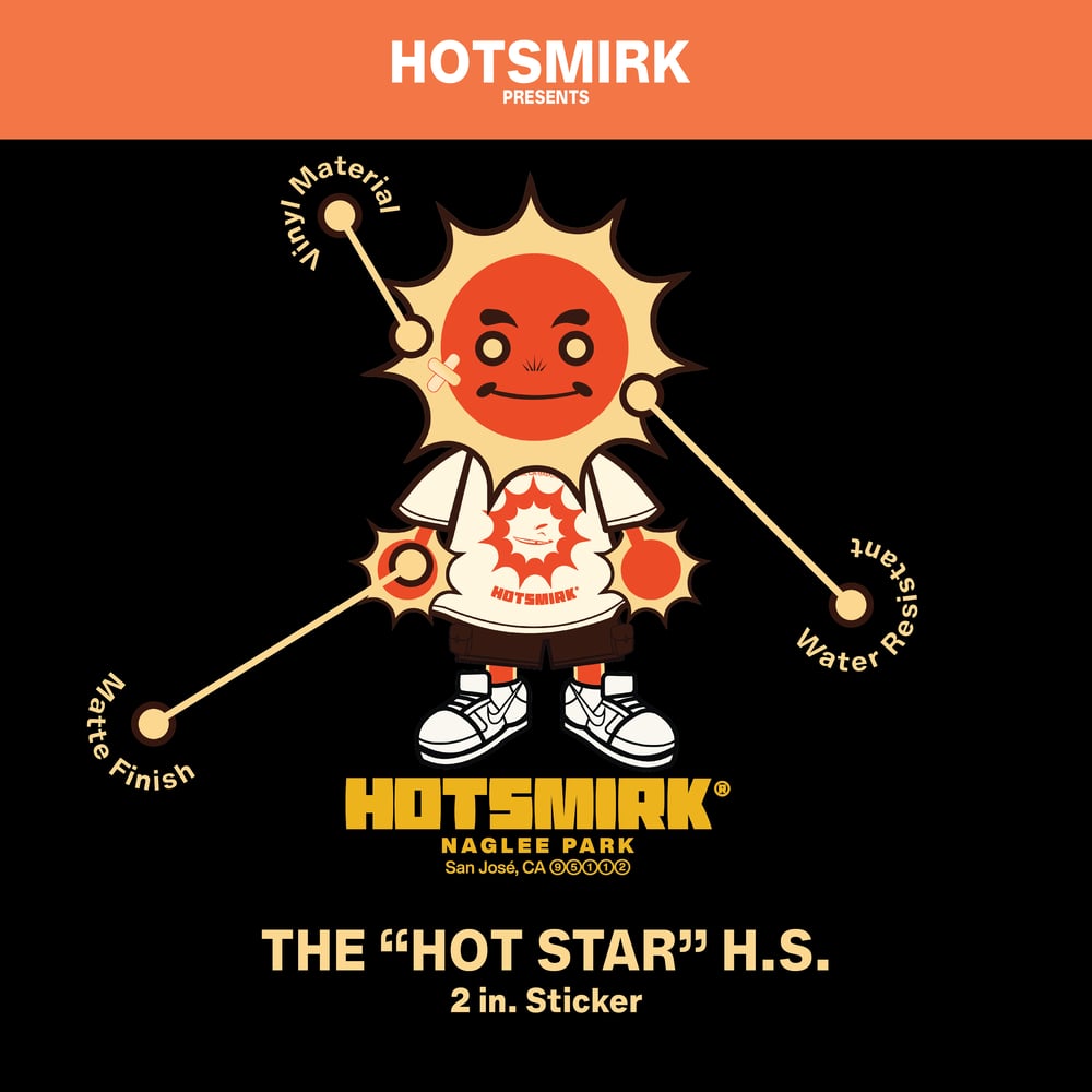 The "Hot Star" - Sticker