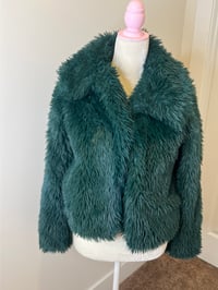 Winter-Green Crop Faux Fur 