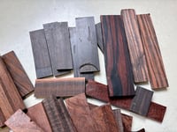 Image 4 of Box of Wood: Cocobolo, Ebony, Makassar Ebony and more