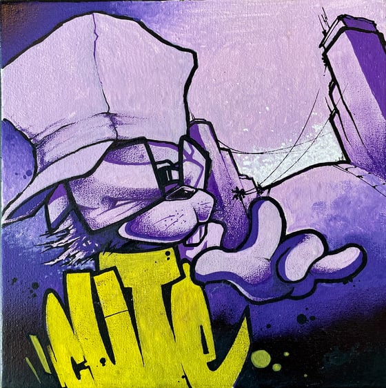 Image of The Night Hamster Canvas