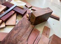 Image 2 of Box of Wood: Walnut, Fruit Tree and more